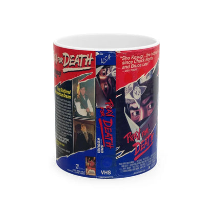 PRAY FOR DEATH (VHS COVER) - White Coffee Mug-11oz-Go Mug Yourself