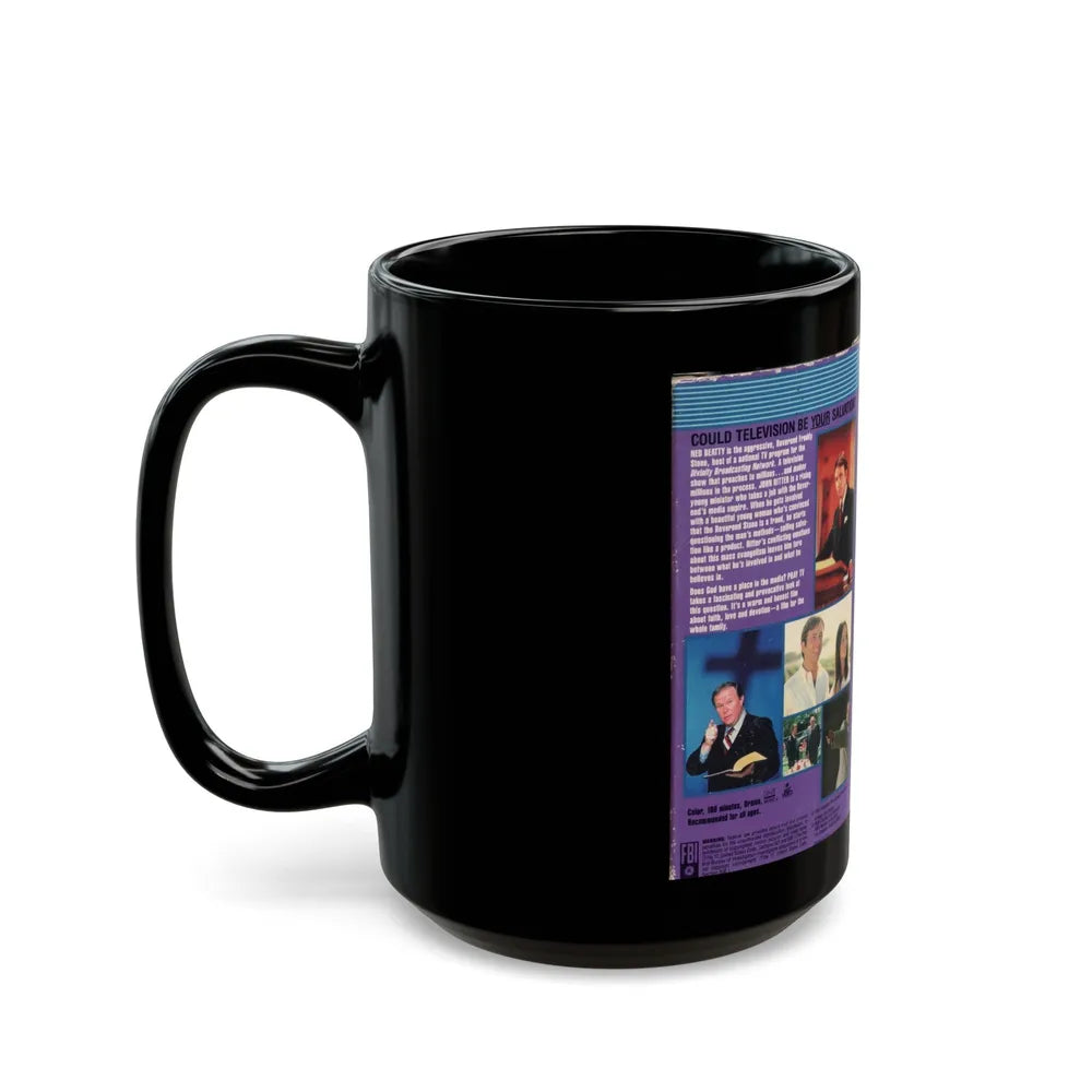 PRAY TV (VHS COVER) - Black Coffee Mug-Go Mug Yourself