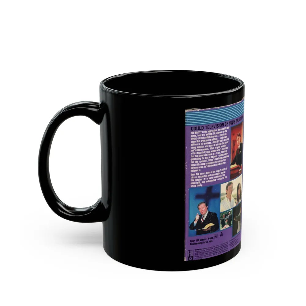 PRAY TV (VHS COVER) - Black Coffee Mug-Go Mug Yourself