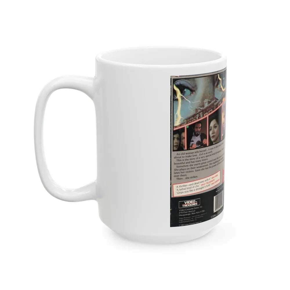 PRAYING MANTIS (VHS COVER) - White Coffee Mug-Go Mug Yourself