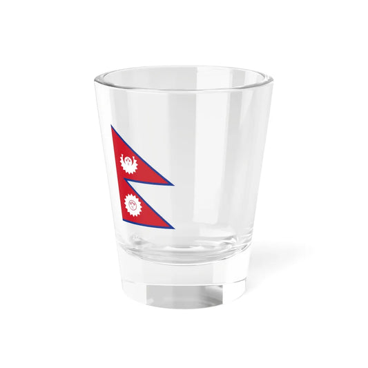 Pre-1962 Flag of Nepal with spacing aspect ratio 3-2 (Nepal) Shot Glass 1.5oz 1.5oz - Go Mug Yourself