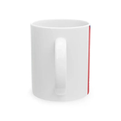 Pre-1962 Flag of Nepal with spacing aspect ratio 3-2 (Nepal) White Coffee Mug - Go Mug Yourself