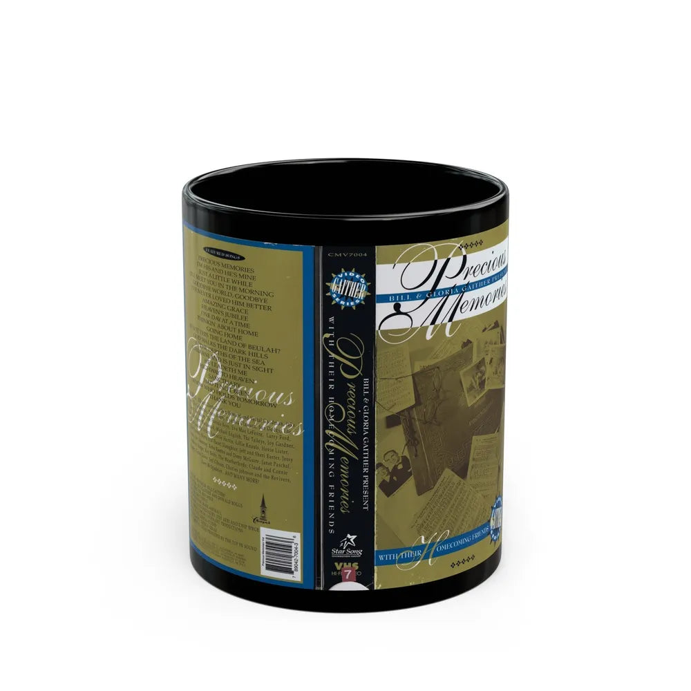 PRECIOUS MEMORIES (VHS COVER) - Black Coffee Mug-11oz-Go Mug Yourself