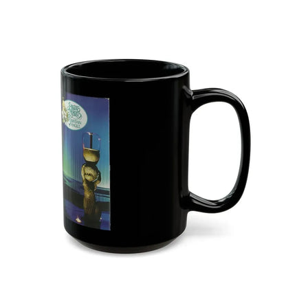 PRECIOUS MOMENTS FOUNTAIN OF ANGELS (VHS COVER) - Black Coffee Mug - Go Mug Yourself