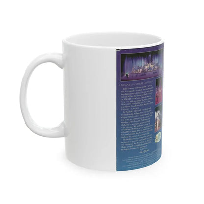 PRECIOUS MOMENTS FOUNTAIN OF ANGELS (VHS COVER) - White Coffee Mug - Go Mug Yourself