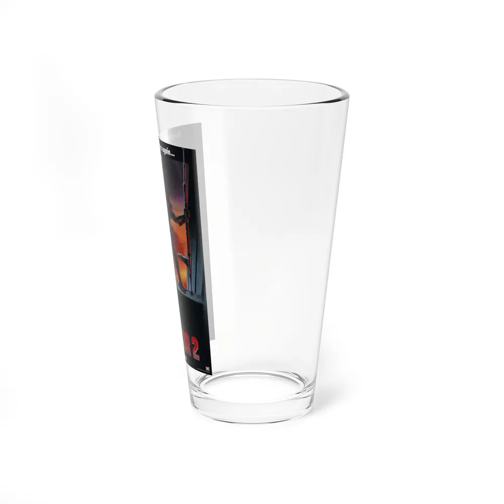 PREDATOR 2 (TEASER) 1990 Movie Poster - Pint Glass 16oz-Go Mug Yourself