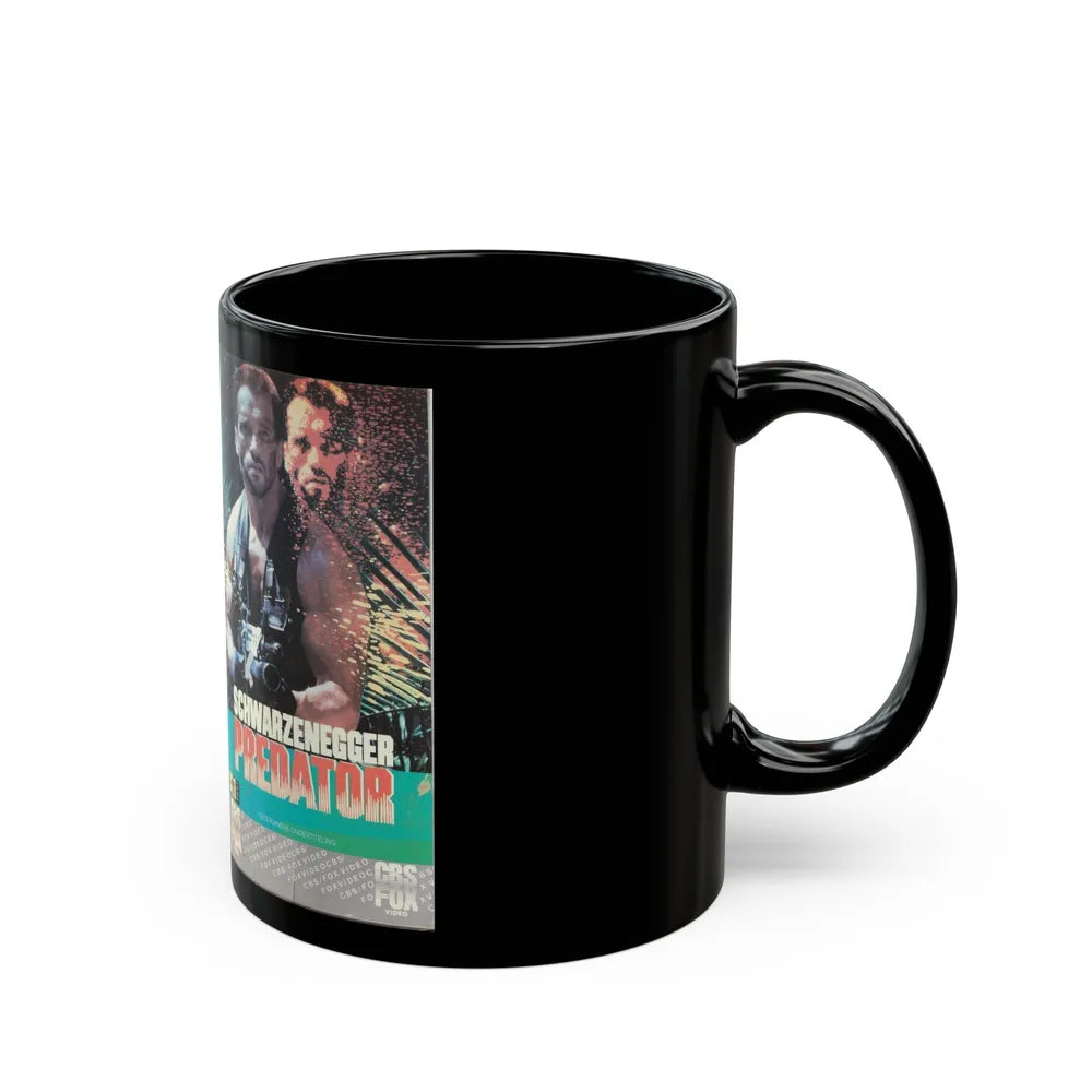 PREDATOR (VHS COVER) - Black Coffee Mug-Go Mug Yourself