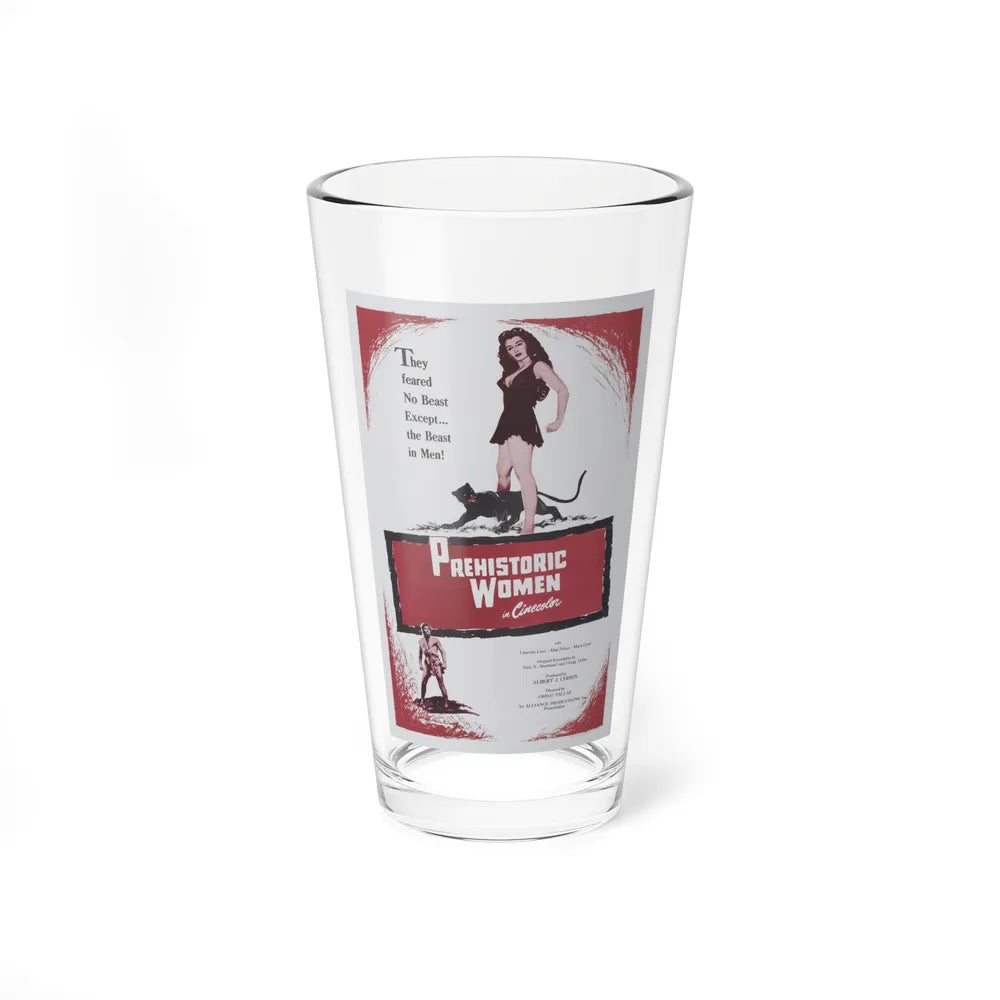 PREHISTORIC WOMEN 1967 Movie Poster - Pint Glass 16oz-16oz-Go Mug Yourself