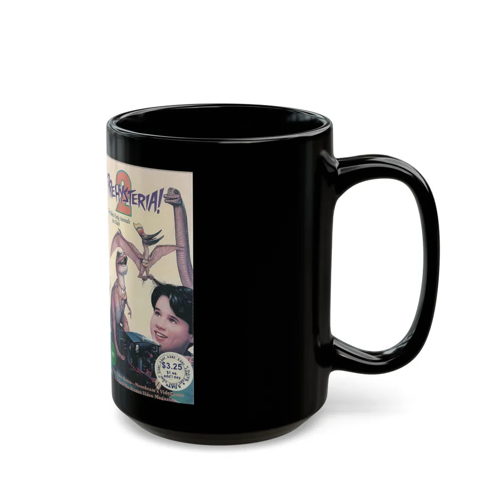 PREHYSTERIA 2 (VHS COVER) - Black Coffee Mug-Go Mug Yourself