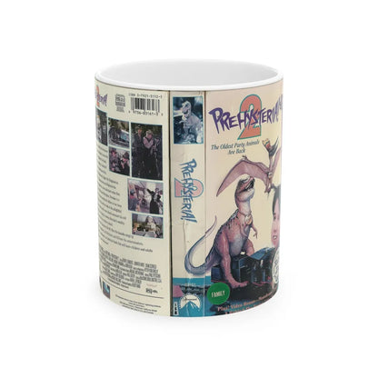 PREHYSTERIA 2 (VHS COVER) - White Coffee Mug-11oz-Go Mug Yourself