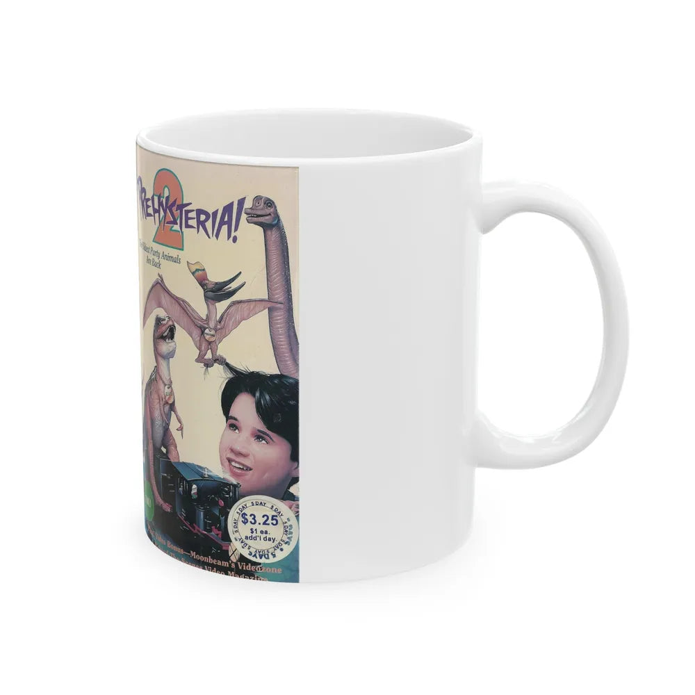 PREHYSTERIA 2 (VHS COVER) - White Coffee Mug-Go Mug Yourself