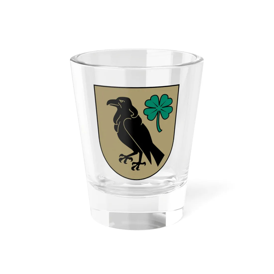 Preiļu novads COA (Latvia) (Coat of Arms) Shot Glass 1.5oz 1.5oz - Go Mug Yourself