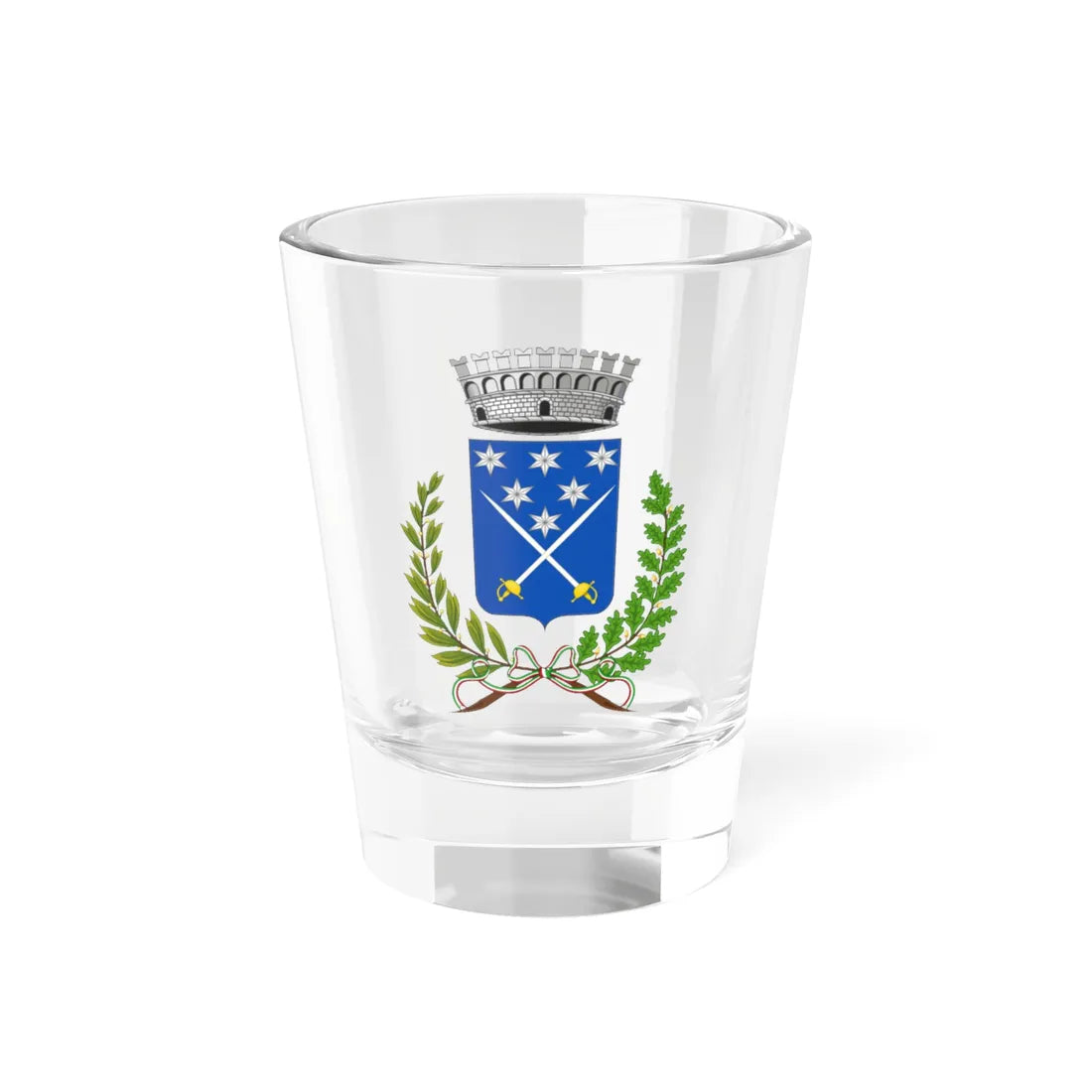 Prelà-Stemma (Italy) (Coat of Arms) Shot Glass 1.5oz 1.5oz - Go Mug Yourself