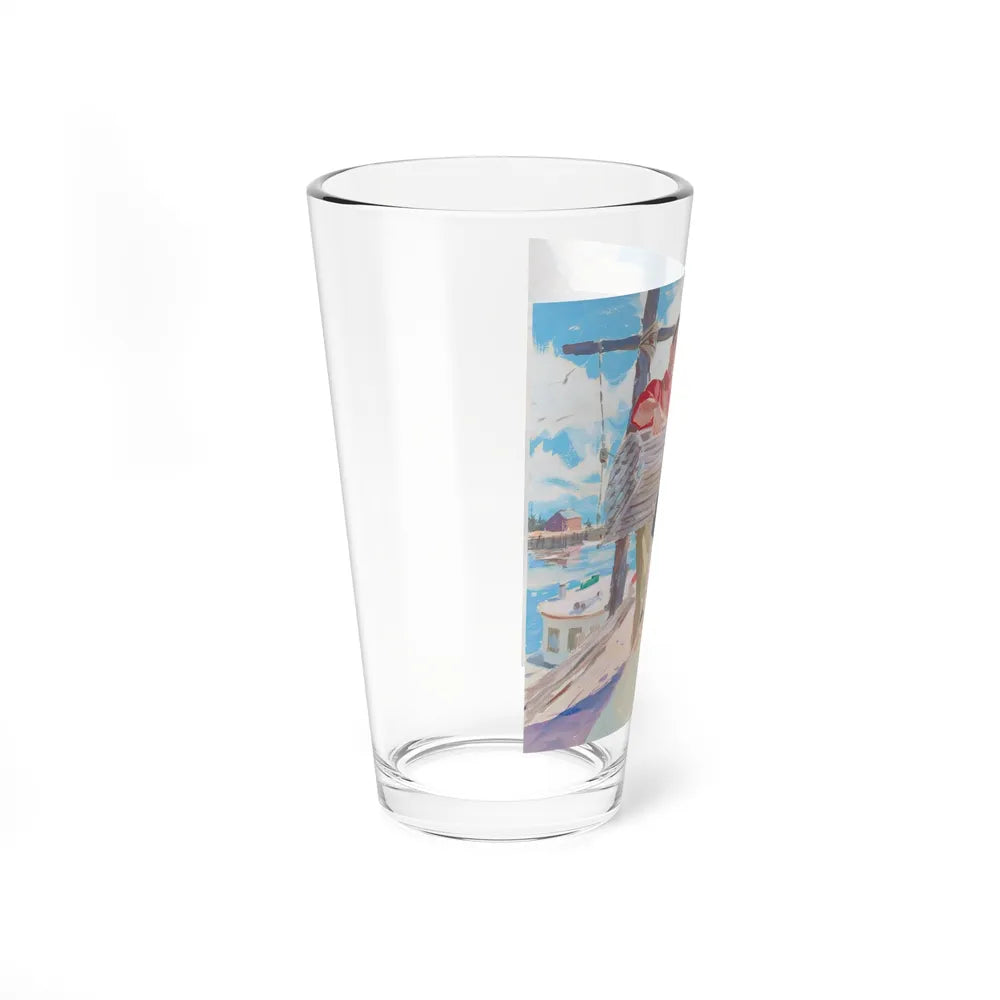 Preliminary story illustrations 3 (Magazine Illustration) Pint Glass 16oz-Go Mug Yourself