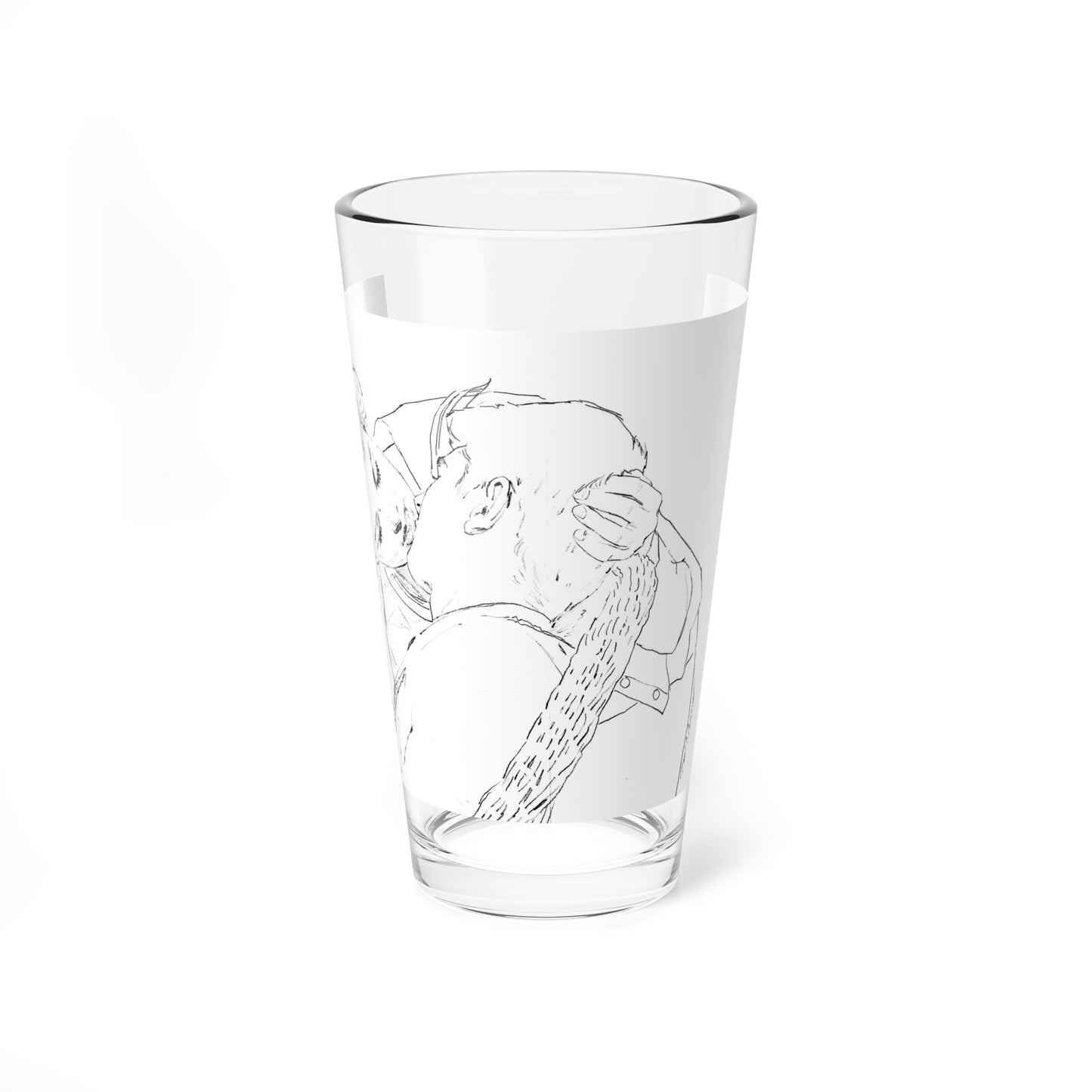 Preliminary story illustrations scetch 1 (Magazine Illustration) Pint Glass 16oz-16oz-Go Mug Yourself