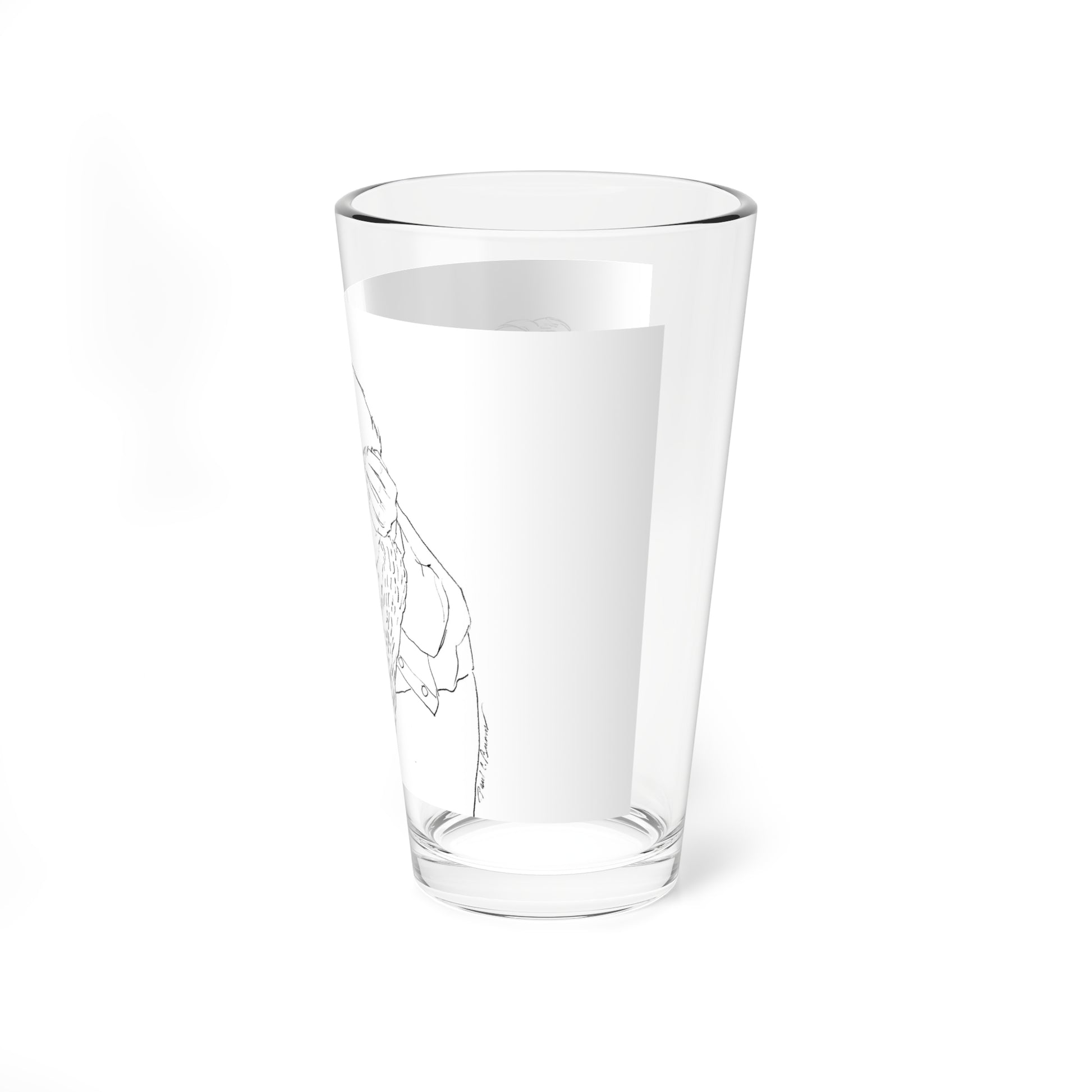 Preliminary story illustrations scetch 1 (Magazine Illustration) Pint Glass 16oz-Go Mug Yourself