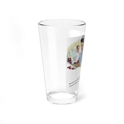 Premier Spring Wire ad, The Saturday Evening Post, May 6, 1944 (Magazine Illustration) Pint Glass 16oz - Go Mug Yourself
