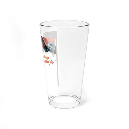Premier vacuum cleaner ad, Ladies' Home Journal, 1945 (Magazine Illustration) Pint Glass 16oz - Go Mug Yourself