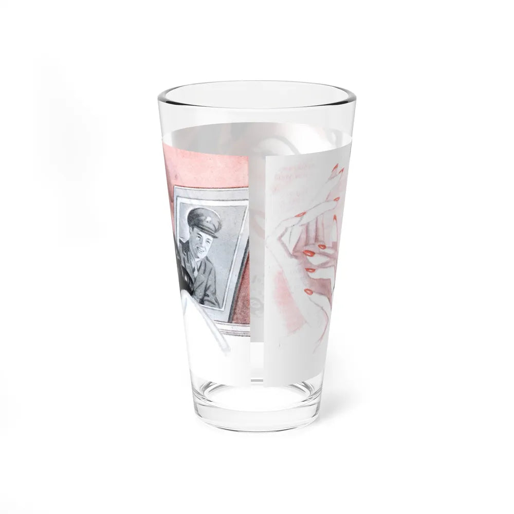 Premier Woman illustration, 1945 (Magazine Illustration) Pint Glass 16oz-Go Mug Yourself