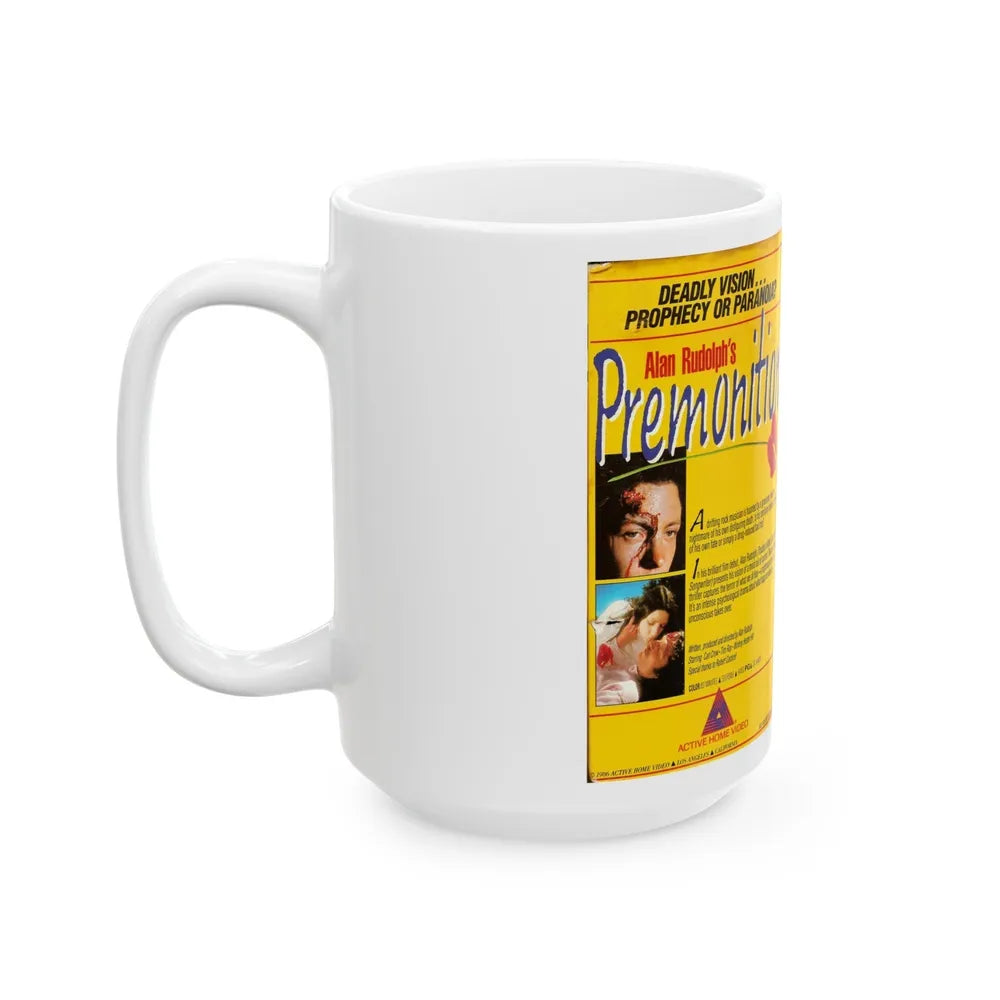 PREMONITION ALAN RUDOLPH (VHS COVER) - White Coffee Mug-Go Mug Yourself