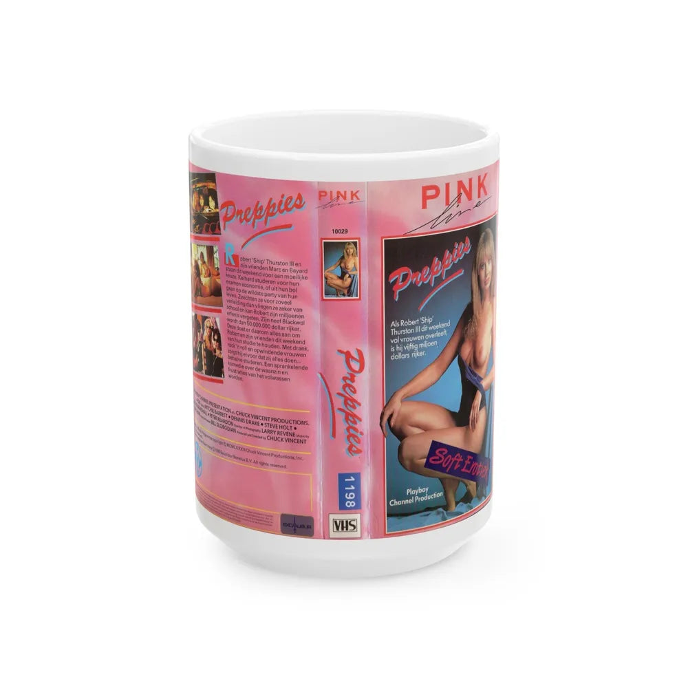 PREPPIES (VHS COVER) - White Coffee Mug-15oz-Go Mug Yourself