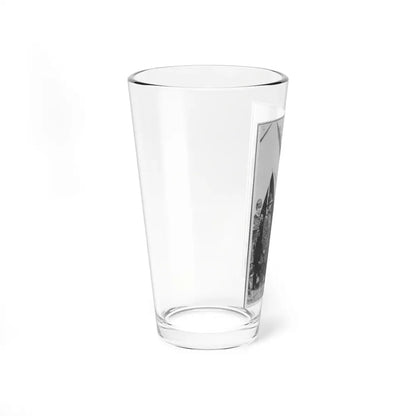 President Abraham Lincoln Posed With Union Officers And Soldiers During His Visit To Antietam, Maryland, October 3, 1862 (U.S. Civil War) Pint Glass 16oz - Go Mug Yourself