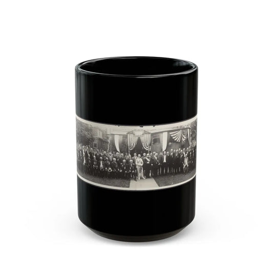 President Taft At G.A.R. Convention, Rochester, New York (U.S. Civil War) Black Coffee Mug-15oz-Go Mug Yourself