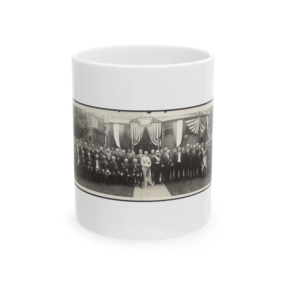 President Taft At G.A.R. Convention, Rochester, New York (U.S. Civil War) White Coffee Mug-11oz-Go Mug Yourself