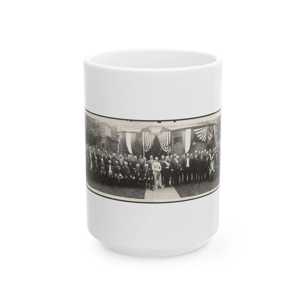 President Taft At G.A.R. Convention, Rochester, New York (U.S. Civil War) White Coffee Mug-15oz-Go Mug Yourself