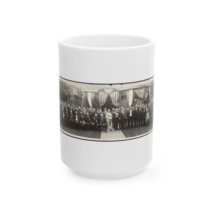 President Taft At G.A.R. Convention, Rochester, New York (U.S. Civil War) White Coffee Mug 15oz - Go Mug Yourself