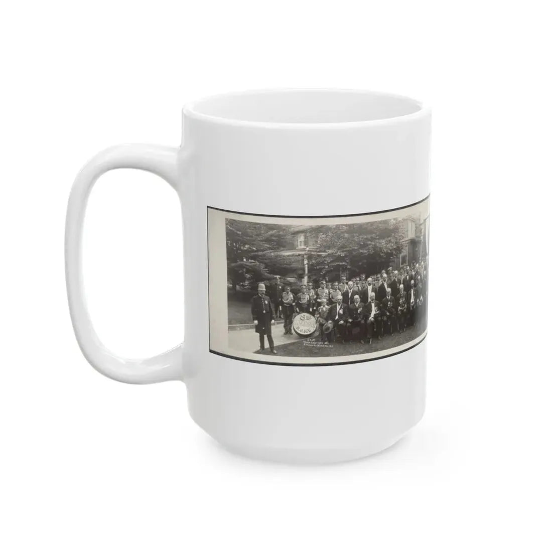 President Taft At G.A.R. Convention, Rochester, New York (U.S. Civil War) White Coffee Mug - Go Mug Yourself