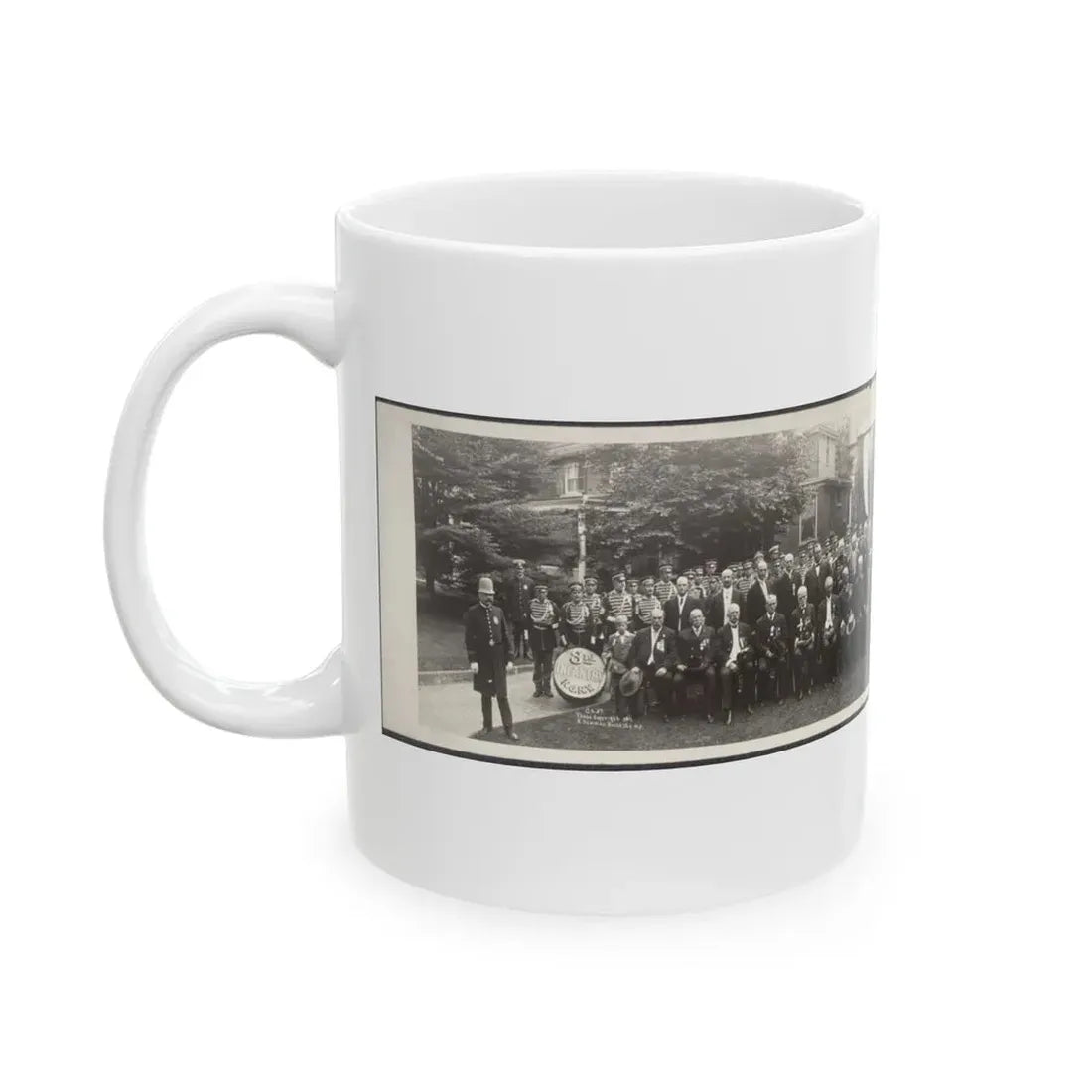 President Taft At G.A.R. Convention, Rochester, New York (U.S. Civil War) White Coffee Mug - Go Mug Yourself