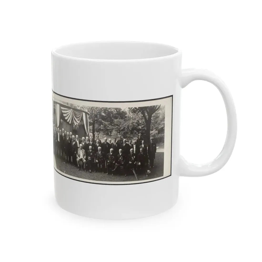 President Taft At G.A.R. Convention, Rochester, New York (U.S. Civil War) White Coffee Mug - Go Mug Yourself