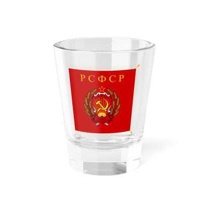 Presidential Banner of the Russian Soviet Federative Socialist Republic (Russia) Shot Glass 1.5oz 1.5oz - Go Mug Yourself