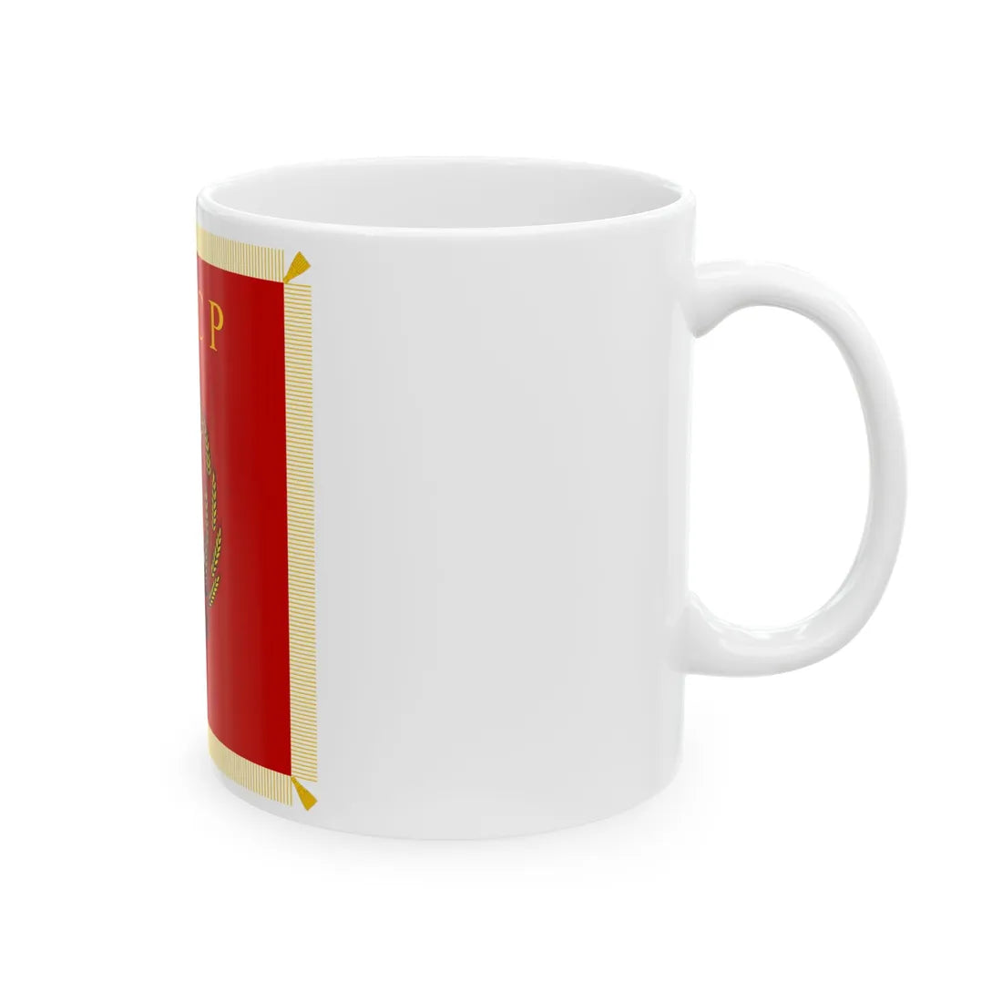 Presidential Banner of the Russian Soviet Federative Socialist Republic (Russia) White Coffee Mug - Go Mug Yourself