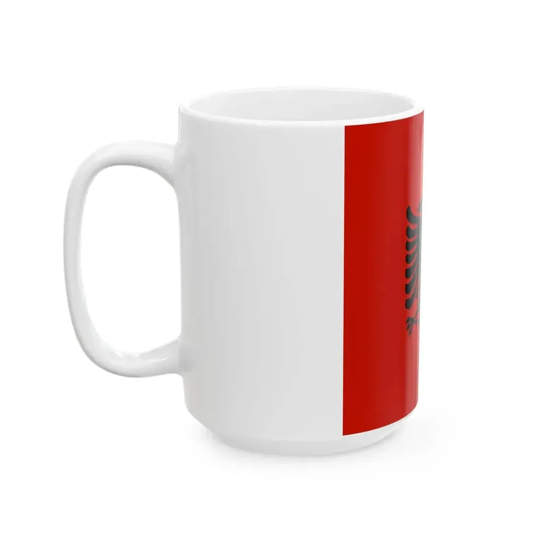 Presidential flag of Albania 1946-1992 (Albania) White Coffee Mug - Go Mug Yourself