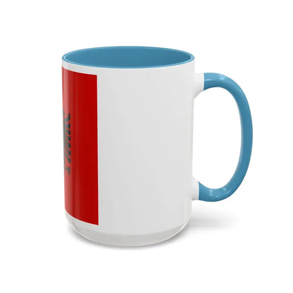 Presidential flag of Albania 1946 to 1992 - Accent Coffee Mug - Go Mug Yourself