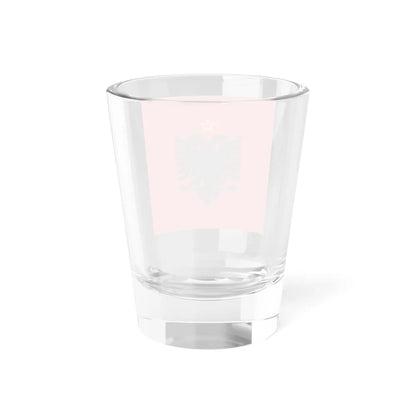 Presidential flag of Albania 1946 to 1992 - Shot Glass 1.5oz - Go Mug Yourself