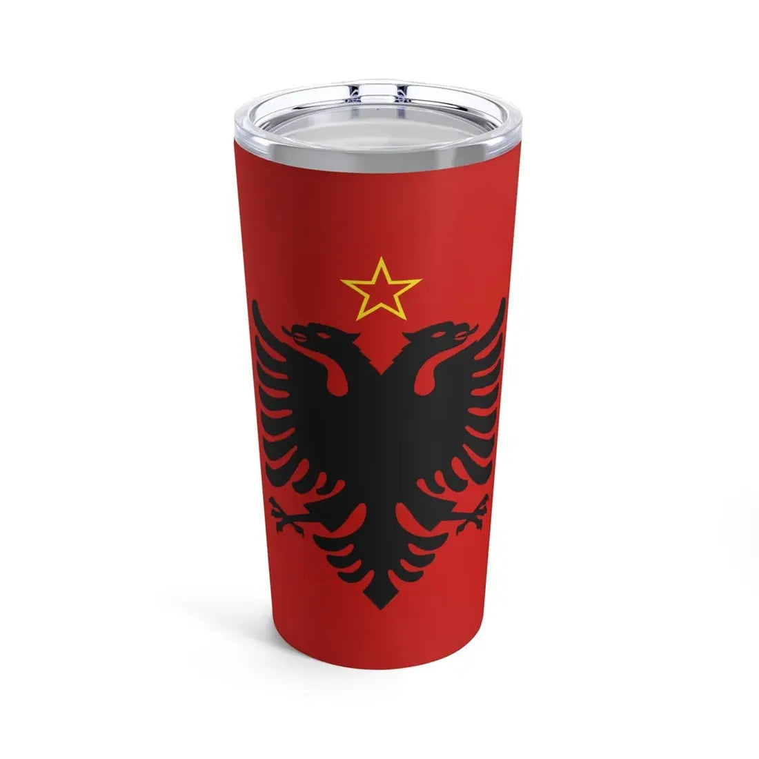 Presidential flag of Albania 1946 to 1992 - Tumbler 20oz 20oz - Go Mug Yourself