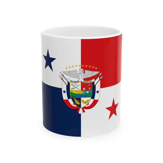 Presidential Flag of Panama (Panama) White Coffee Mug 11oz - Go Mug Yourself