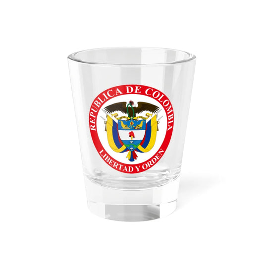 Presidential Seal of Colombia 1922-2002 (Colombia) (Coat of Arms) Shot Glass 1.5oz 1.5oz - Go Mug Yourself
