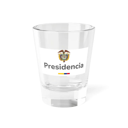 Presidential Seal of Colombia 2024 version (Colombia) (Coat of Arms) Shot Glass 1.5oz 1.5oz - Go Mug Yourself