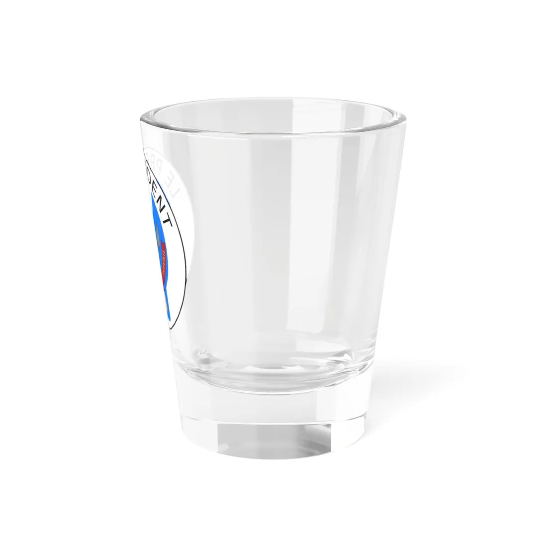 Presidential Seal of the Democratic Republic of the Congo grey spear (Congo) (Coat of Arms) Shot Glass 1.5oz - Go Mug Yourself