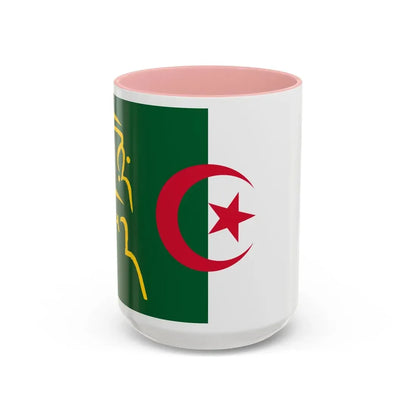 Presidential Standard of Algeria - Accent Coffee Mug 15oz Pink - Go Mug Yourself