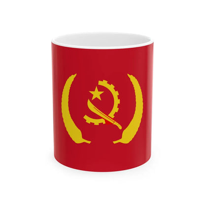 Presidential Standard of Angola alternate (Angola) White Coffee Mug 11oz - Go Mug Yourself