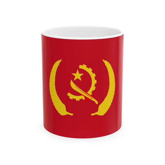 Presidential Standard of Angola alternate (Angola) White Coffee Mug 11oz - Go Mug Yourself