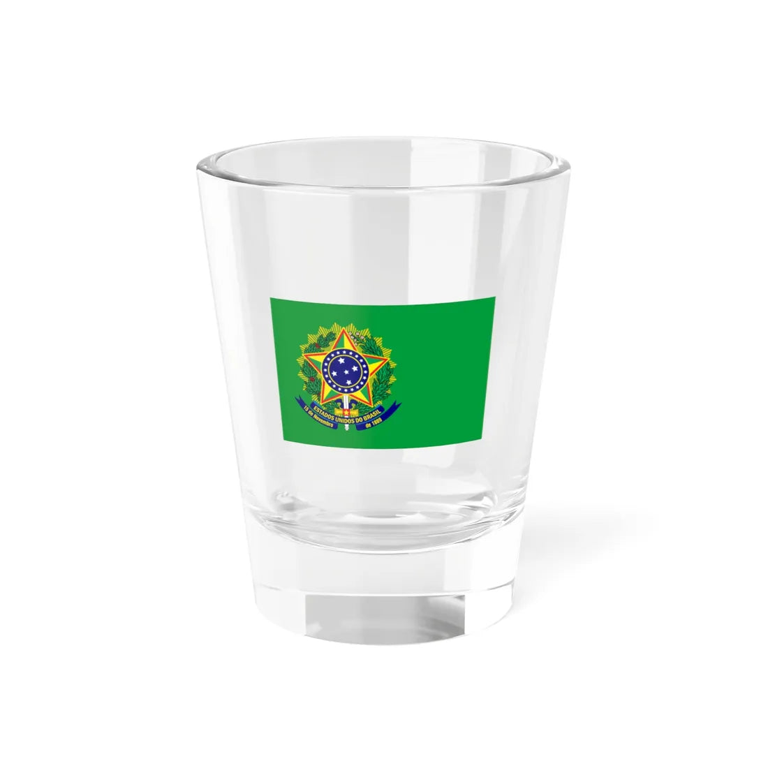 Presidential standard of Brazil 1907-1947 (Brazil) Shot Glass 1.5oz 1.5oz - Go Mug Yourself