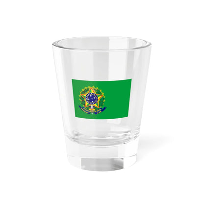 Presidential standard of Brazil 1907-1947 (Brazil) Shot Glass 1.5oz 1.5oz - Go Mug Yourself