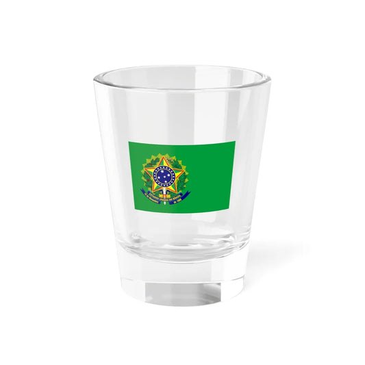 Presidential standard of Brazil 1907-1947 (Brazil) Shot Glass 1.5oz 1.5oz - Go Mug Yourself