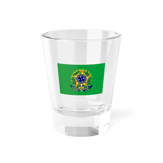 Presidential standard of Brazil 1947-1968 (Brazil) Shot Glass 1.5oz 1.5oz - Go Mug Yourself